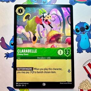 clarabelle 86/204 [mickey and friends] - common — lorcana: shimmering skies